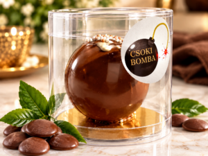 Forró Csokoládé Bomba Pillecukorral ( tejcsokoládés ) 40g