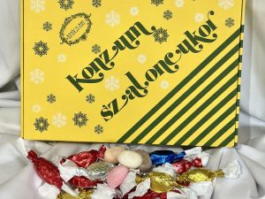 ( SÁRGA DOBOZOS ) Rimóczi-Art Konzum Szaloncukor 1000g