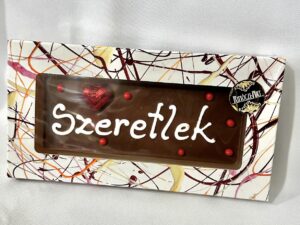 Szeretlek feliratos tejcsokol&aacute;d&eacute; 100g